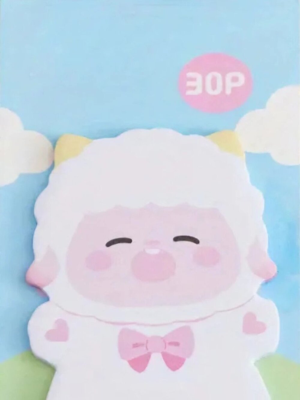 Kawaii baby sheep lamb mini sticky note memo pad